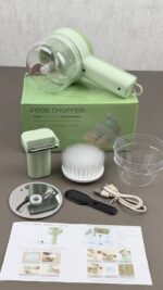 خردکن شارژی چندکاره Food Chopper | خردکن، اسلایسر و برس شستشو - Image 2