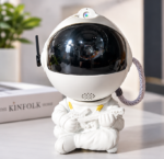 چراغ خواب کهکشانی فضانورد Astronaut Nebula Projector | مدل نشسته گیتار به دست با ریموت کنترل